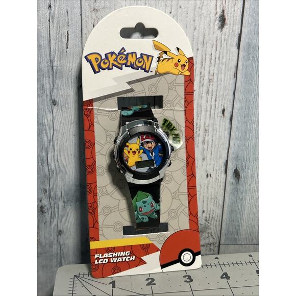 Pokemon By Accutime LED Watch Pokemon Flashing LCD Watch. Read Description - Picture 1 of 10